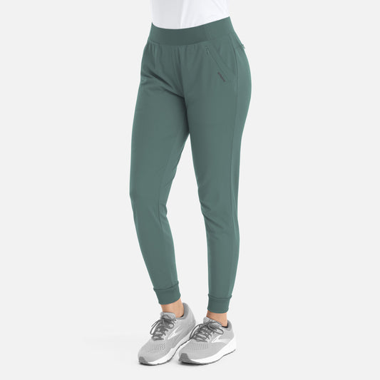 Focus 60302 Women’s Mid Rise Elastic Jogger Sage