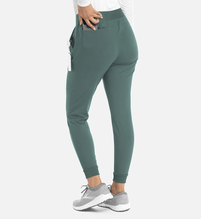 Focus 60302 Women’s Mid Rise Elastic Jogger Sage