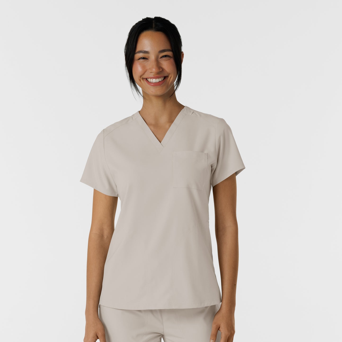 W123 6045 Flex-n-Reach V-Neck Scrub Top