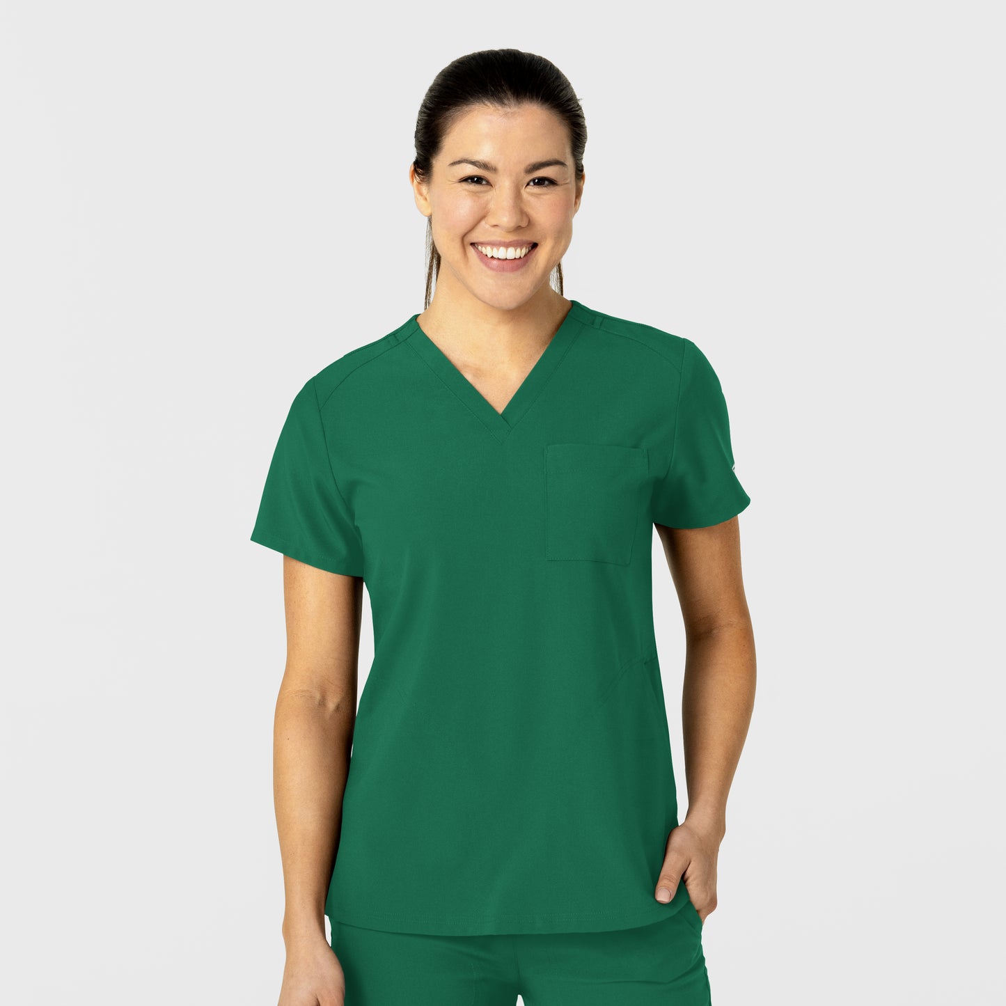 W123 6045 Flex-n-Reach V-Neck Scrub Top