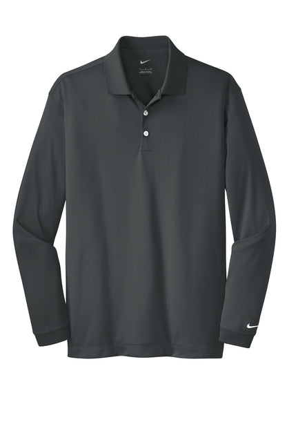 Nike Tall Long Sleeve Dri-FIT Stretch Tech Polo. 604940 Anthracite Tall