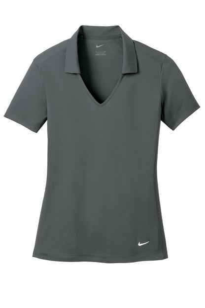 Nike Women's Dri-FIT Vertical Mesh Polo. 637165 Anthracite