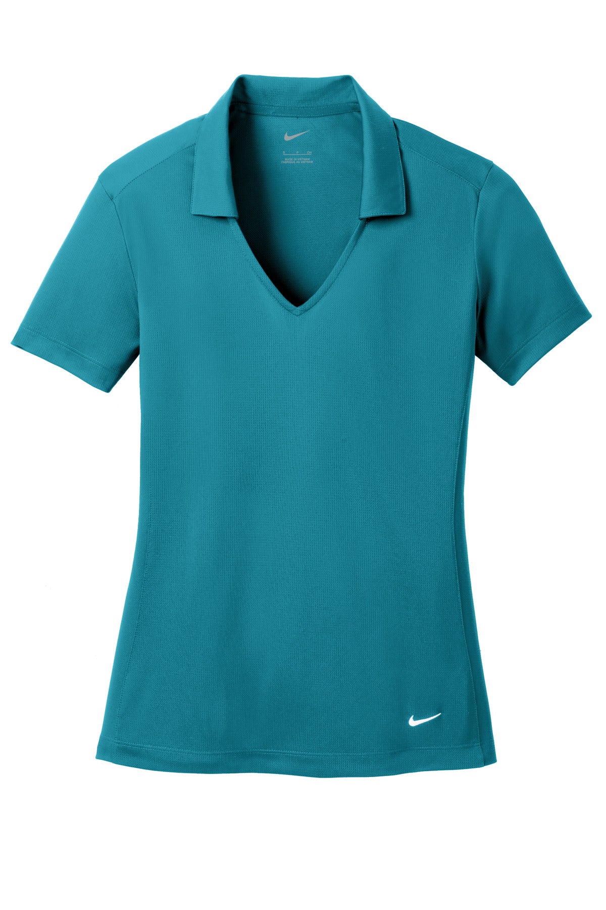 Nike Women's Dri-FIT Vertical Mesh Polo. 637165 Blustery