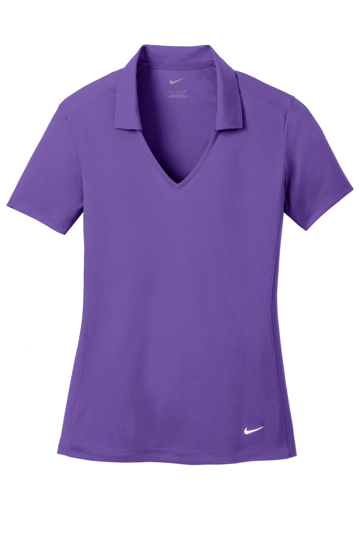Nike Women's Dri-FIT Vertical Mesh Polo. 637165 Court Purple
