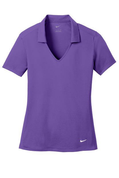 Nike Women's Dri-FIT Vertical Mesh Polo. 637165 Court Purple