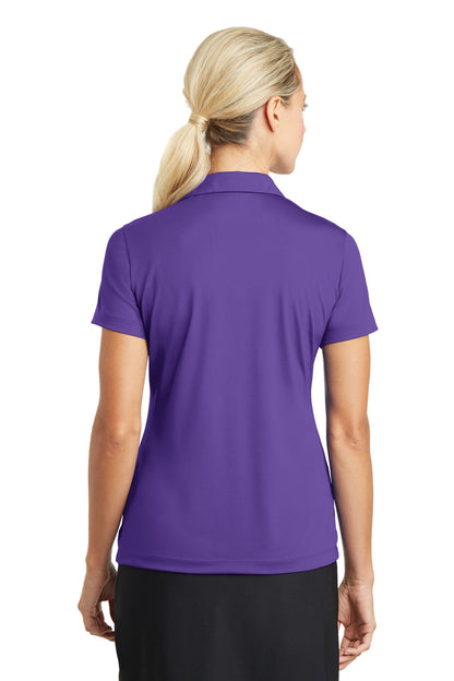 Nike Women's Dri-FIT Vertical Mesh Polo. 637165 Court Purple