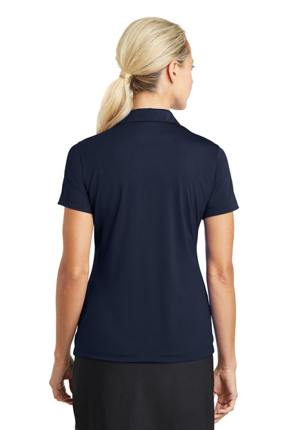 Nike Women's Dri-FIT Vertical Mesh Polo. 637165 Marine