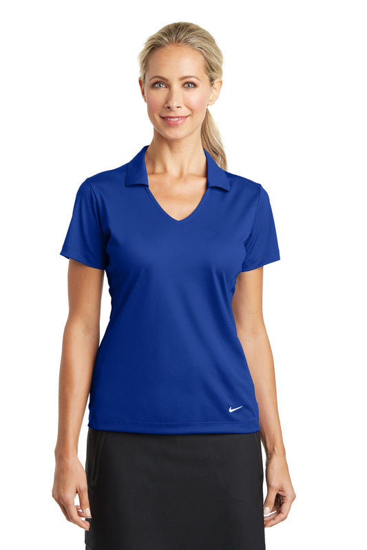 Nike Women's Dri-FIT Vertical Mesh Polo. 637165 Old Royal