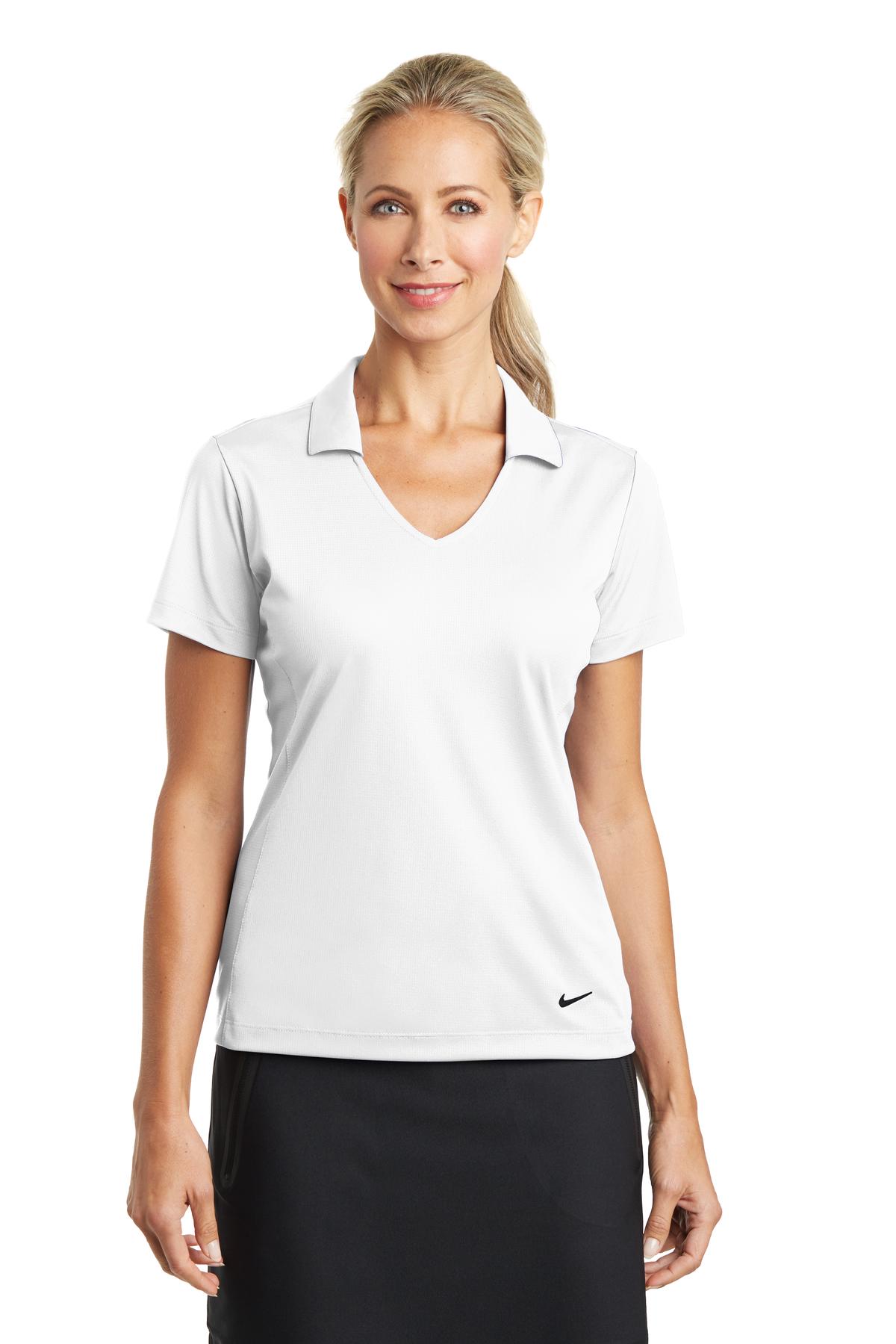 Nike Women's Dri-FIT Vertical Mesh Polo image 1