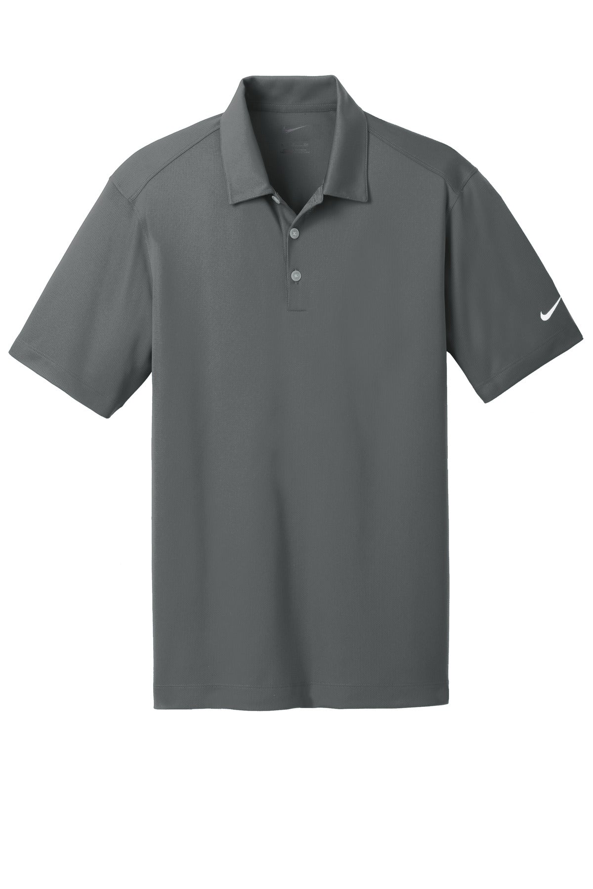 Nike Dri-FIT Vertical Mesh Polo. 637167 Anthracite
