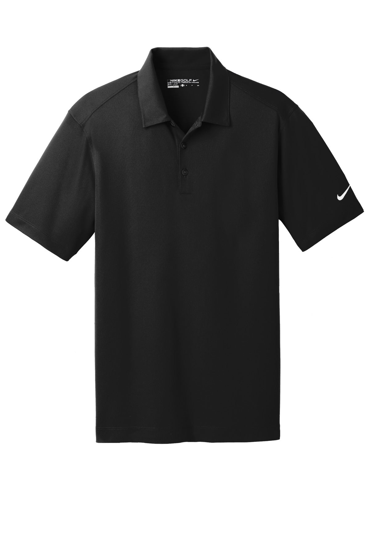 Nike Dri-FIT Vertical Mesh Polo. 637167 Black