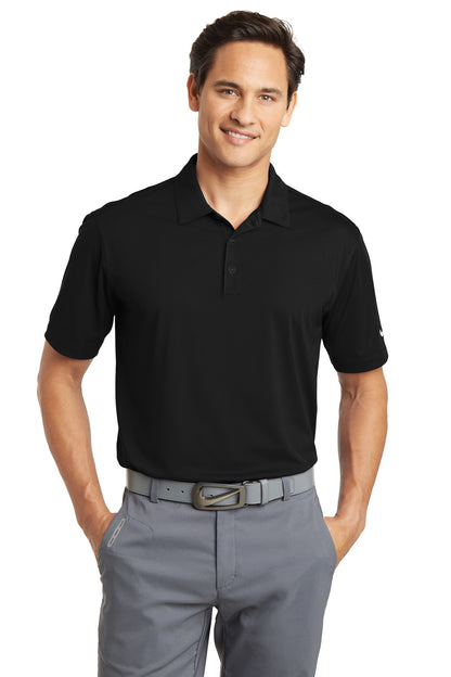 Nike Dri-FIT Vertical Mesh Polo. 637167 Black