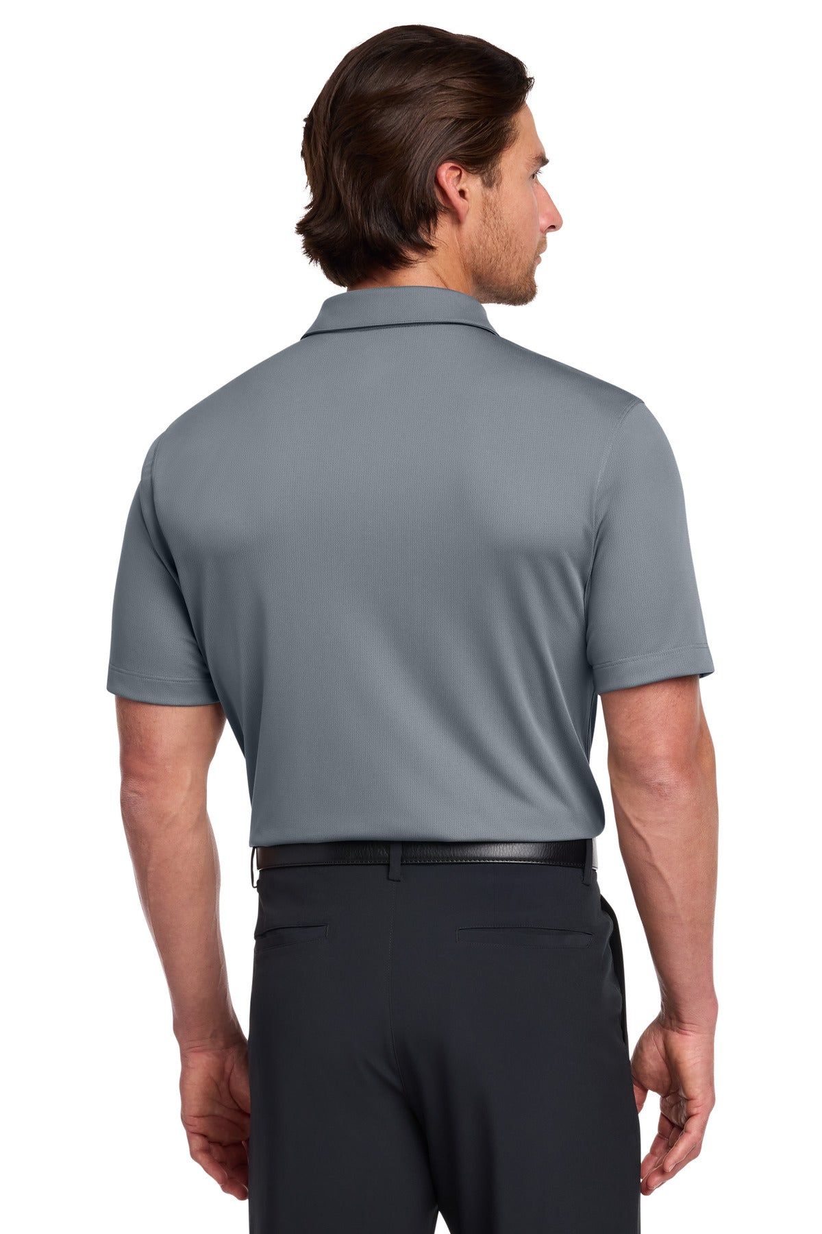 Nike Dri-FIT Vertical Mesh Polo 637167 Cool Grey