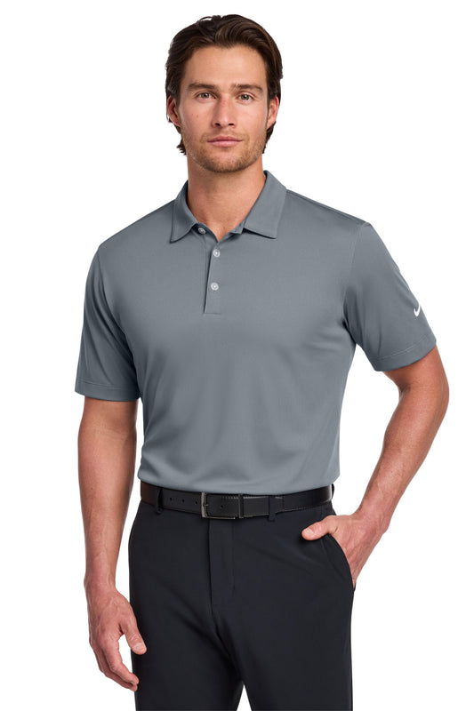 Nike Dri-FIT Vertical Mesh Polo 637167 Cool Grey