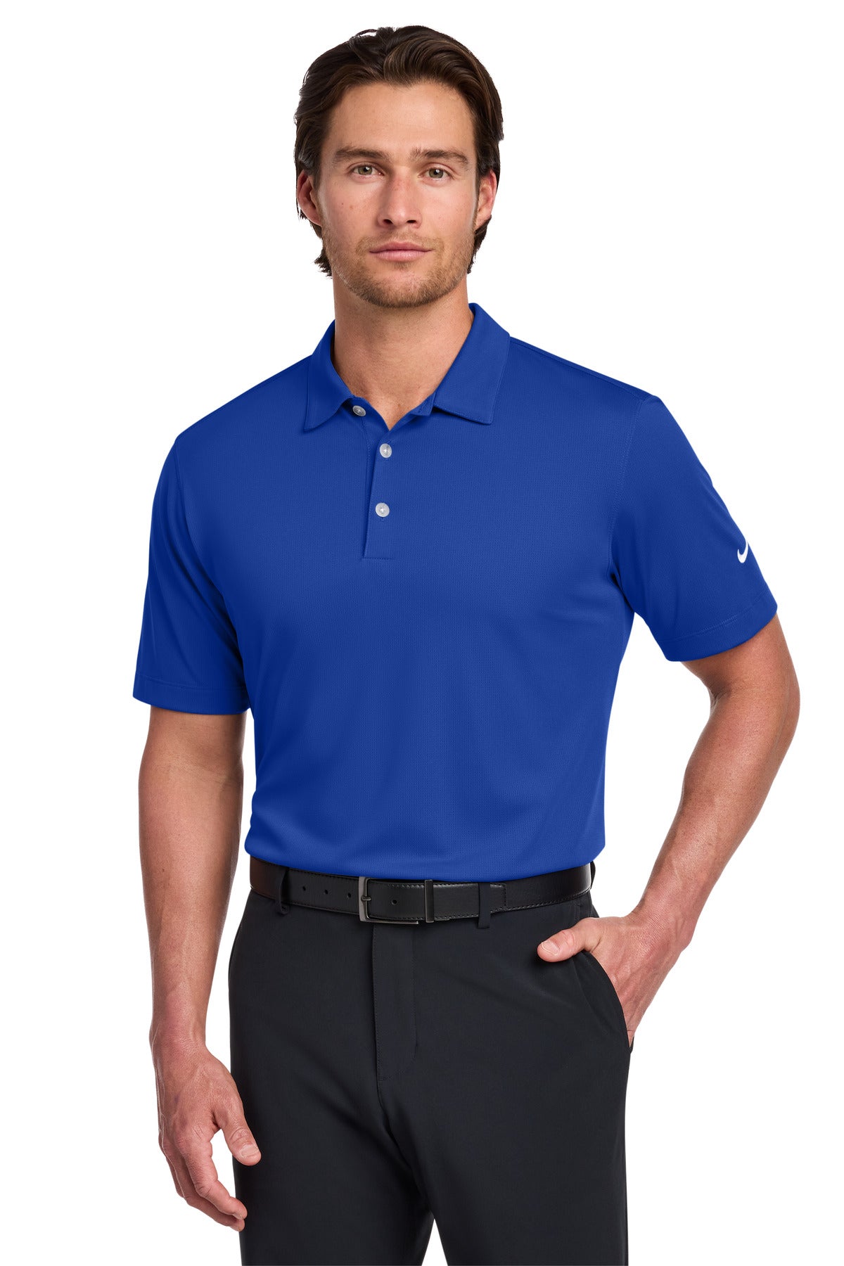 Nike Dri-FIT Vertical Mesh Polo 637167 Old Royal