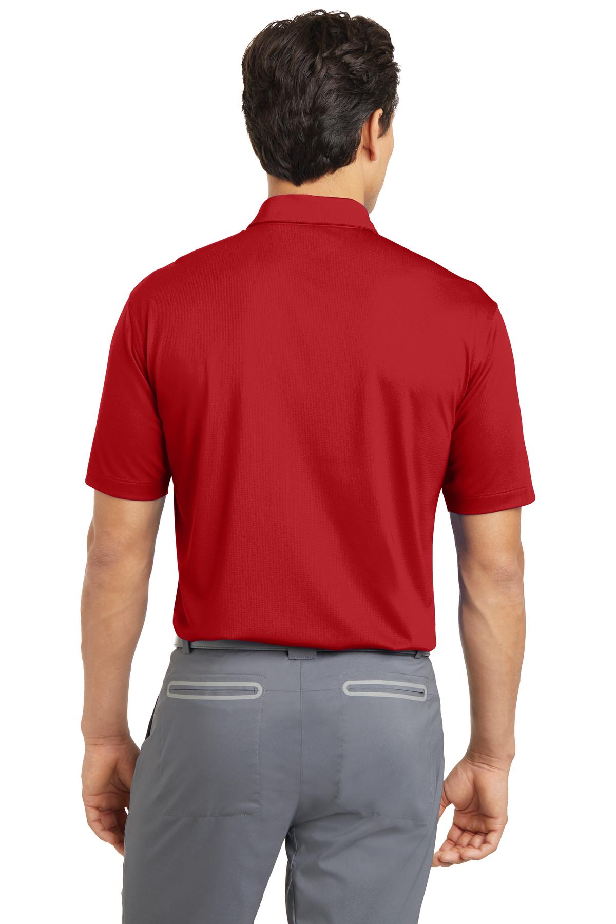 Nike Dri-FIT Vertical Mesh Polo. 637167 University Red