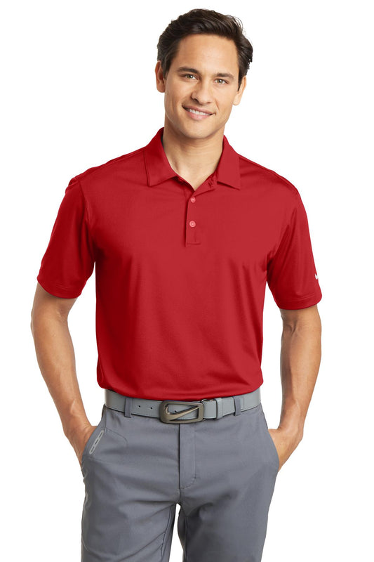 Nike Dri-FIT Vertical Mesh Polo. 637167 University Red