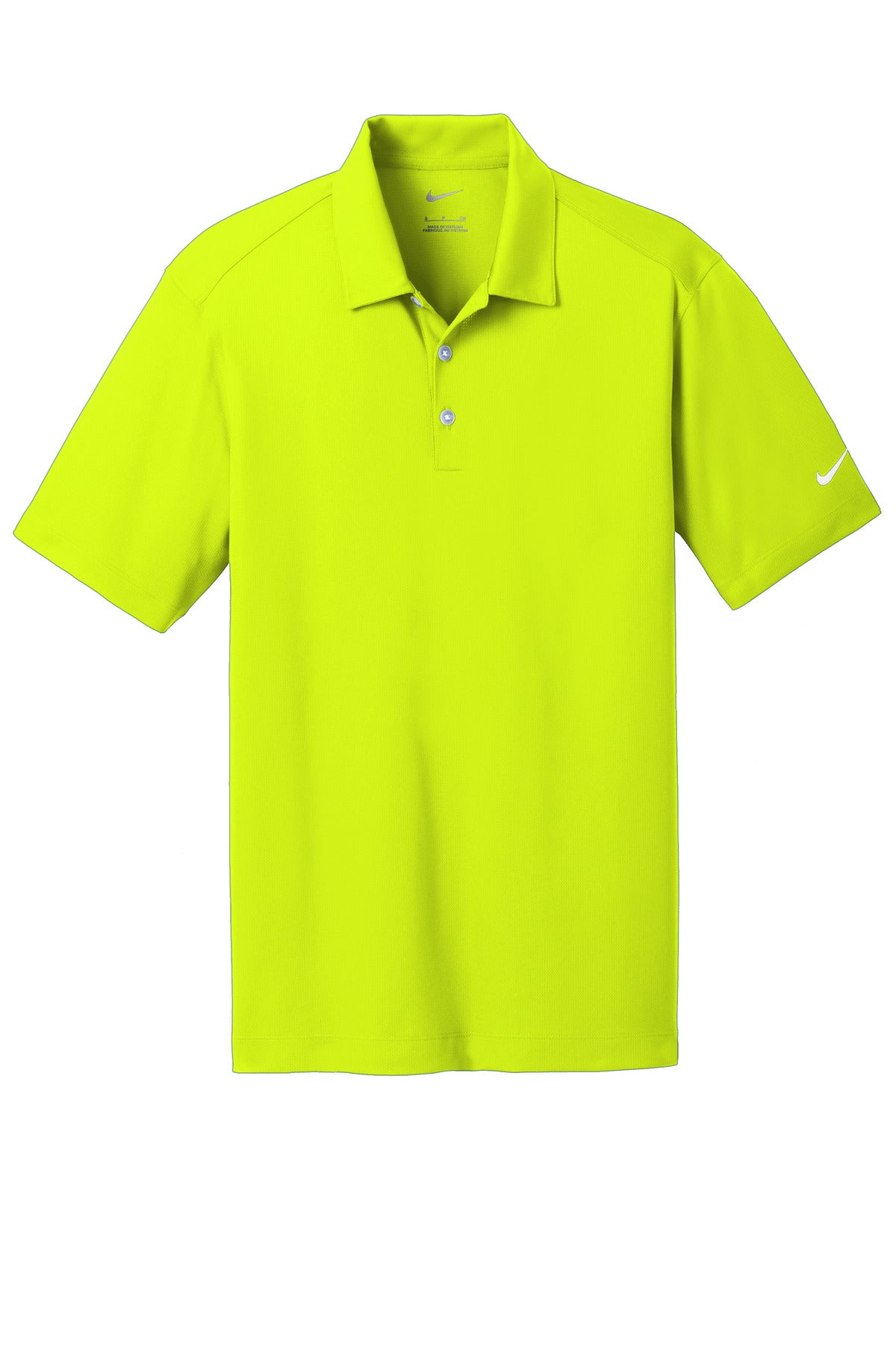 Nike Dri-FIT Vertical Mesh Polo. 637167 Volt
