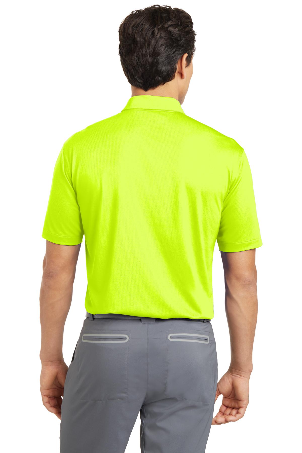Nike Dri-FIT Vertical Mesh Polo. 637167 Volt