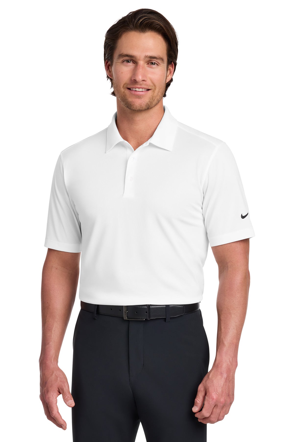 Nike Dri-FIT Vertical Mesh Polo 637167 White