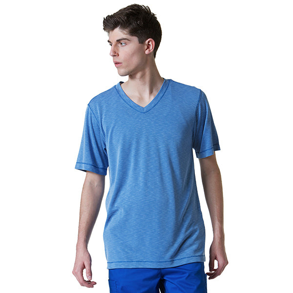 Knit 6409 Men Short Sleeve Modal Tee Blue