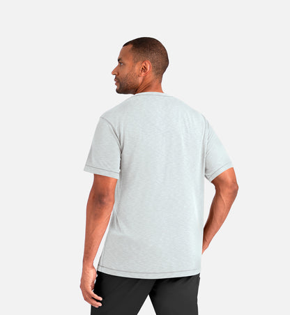 Knit 6409 Men's Short Sleeve Modal Tee Light Gray