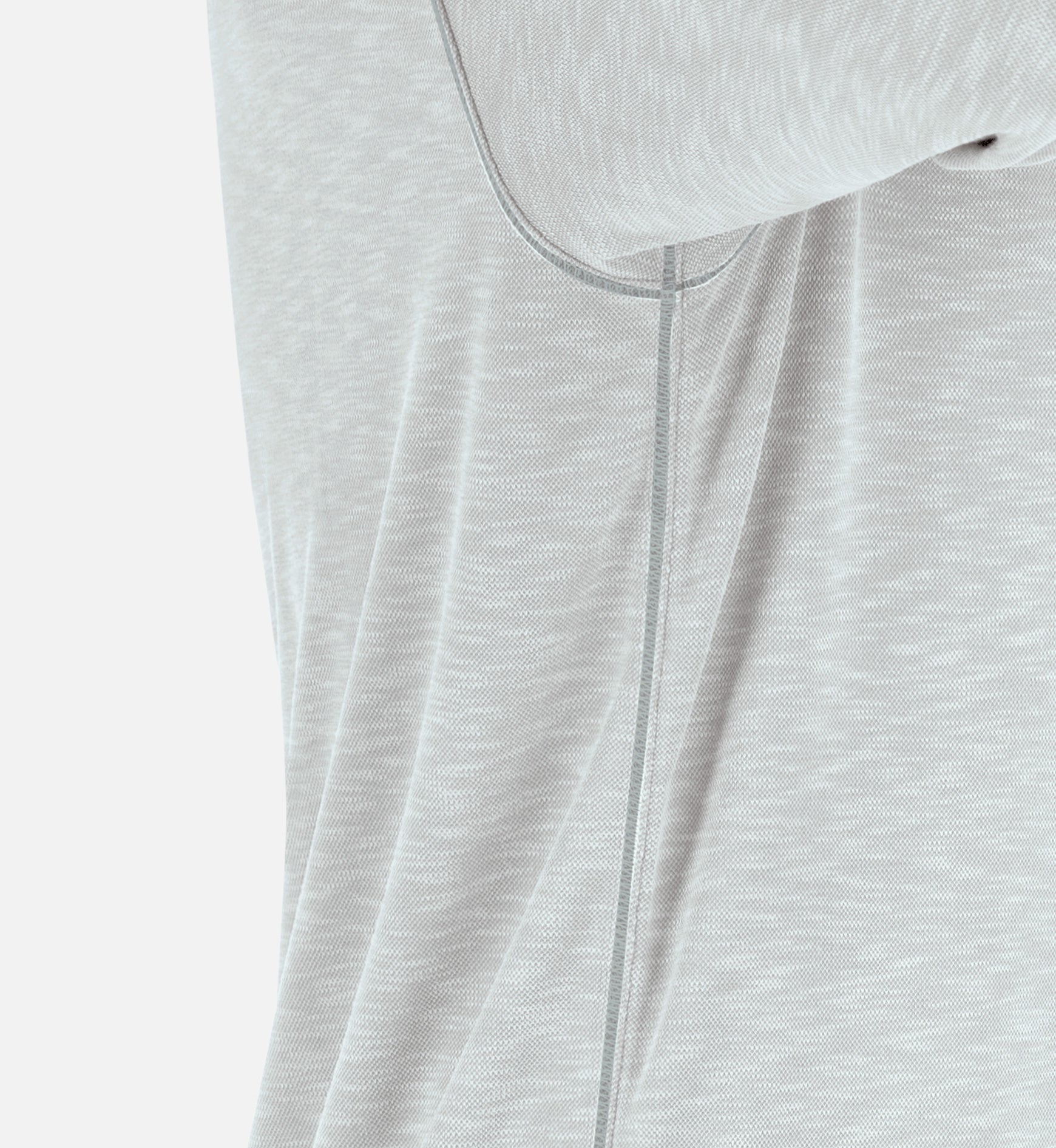 Knit 6409 Men's Short Sleeve Modal Tee Light Gray