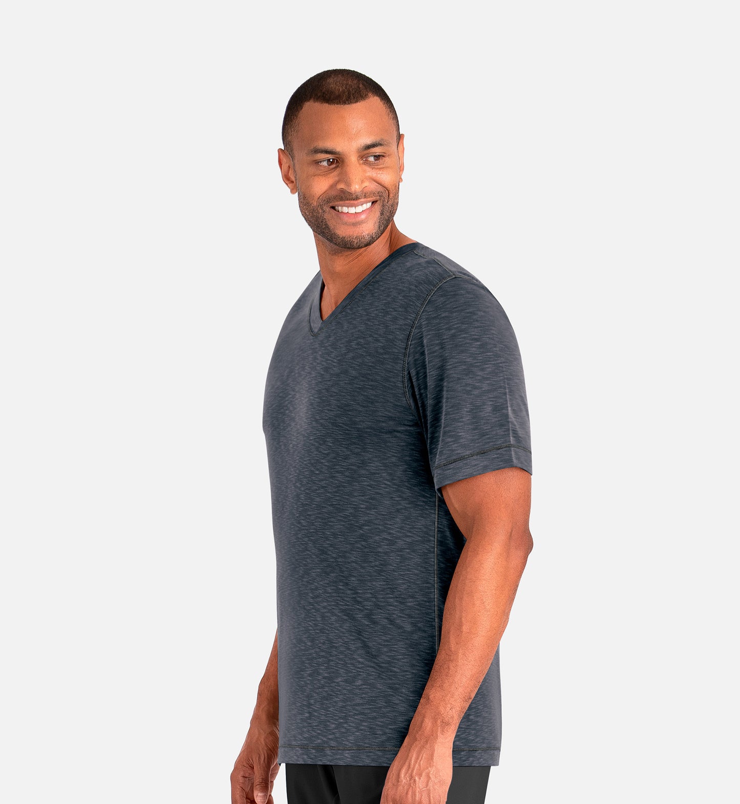Knit 6409 Men's Short Sleeve Modal Tee Navy