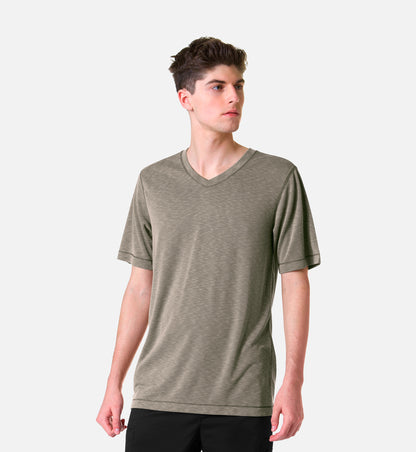 Knit 6409 Men's Short Sleeve Modal Tee Taupe