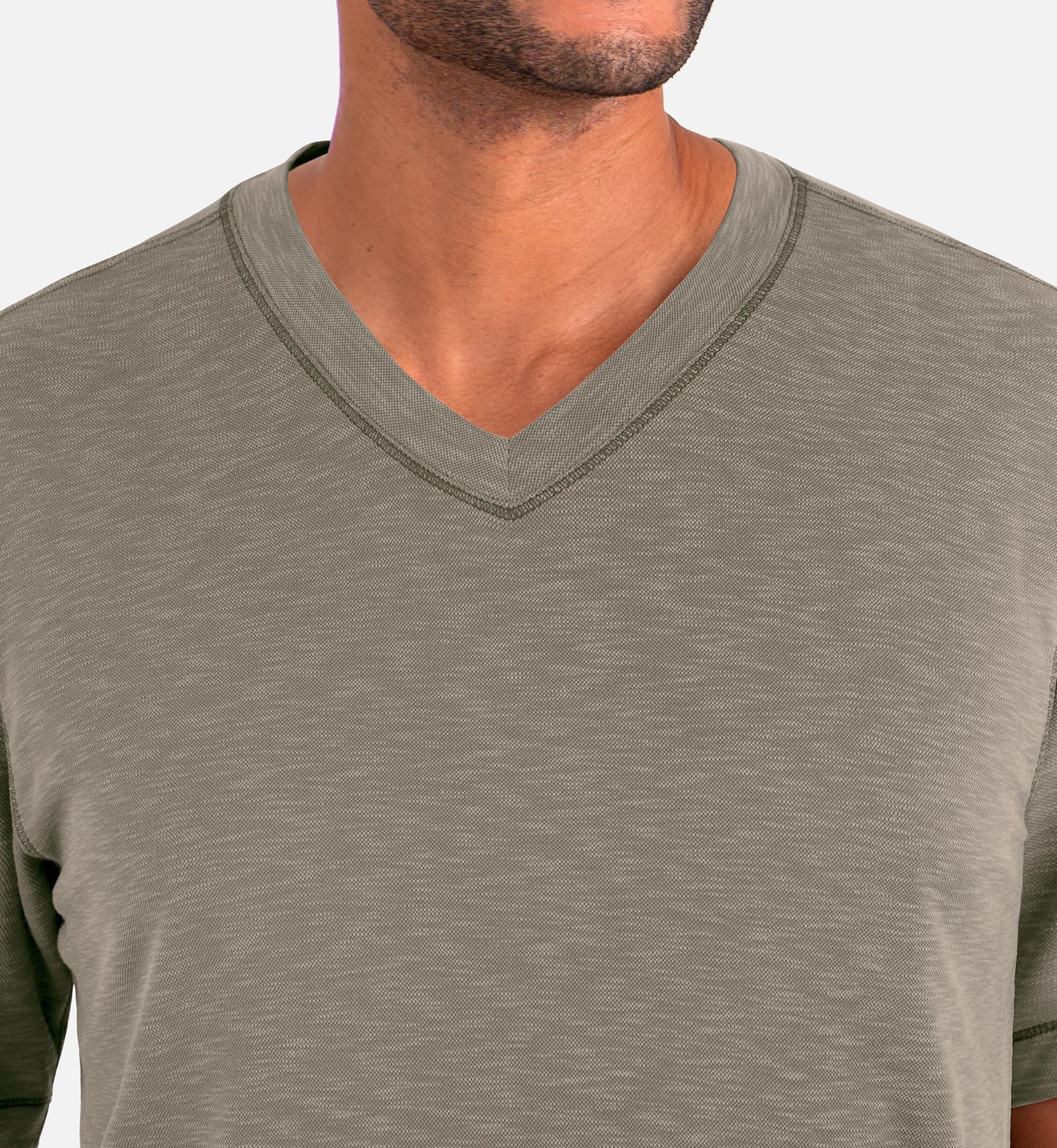 Knit 6409 Men's Short Sleeve Modal Tee Taupe