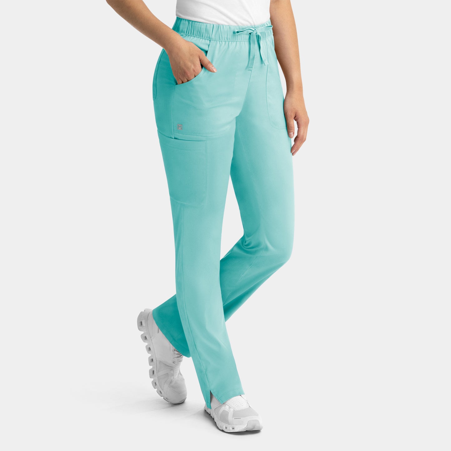 Matrix 6501 Women’s Full Elastic Waistband Cargo Pant Aruba Blue