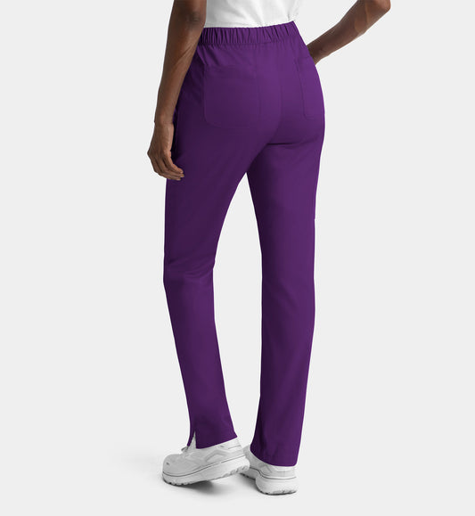 Matrix 6501 Women’s Full Elastic Waistband Cargo Pant Egg plant