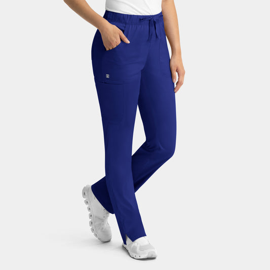 Matrix 6501 Women’s Full Elastic Waistband Cargo Pant Galaxy Blue