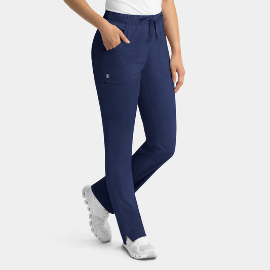 Matrix 6501 Women’s Full Elastic Waistband Cargo Pant Navy