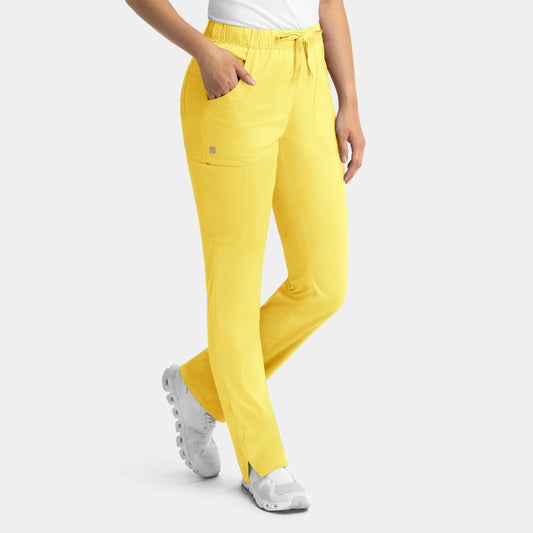 Matrix 6501 Women’s Full Elastic Waistband Cargo Pant Sunshine