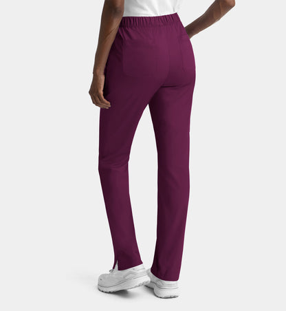 Matrix 6501 Women’s Full Elastic Waistband Cargo Pant Wine