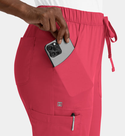 Matrix 6501 Women’s Full Elastic Waistband Cargo Pant Watermelon