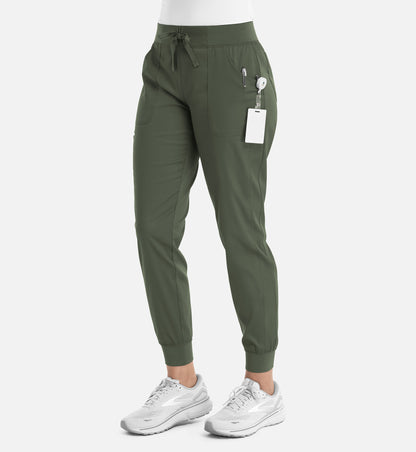 Matrix 6502 Women’s Yoga Waist Jogger Olive