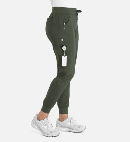 Matrix 6502 Women’s Yoga Waist Jogger Olive