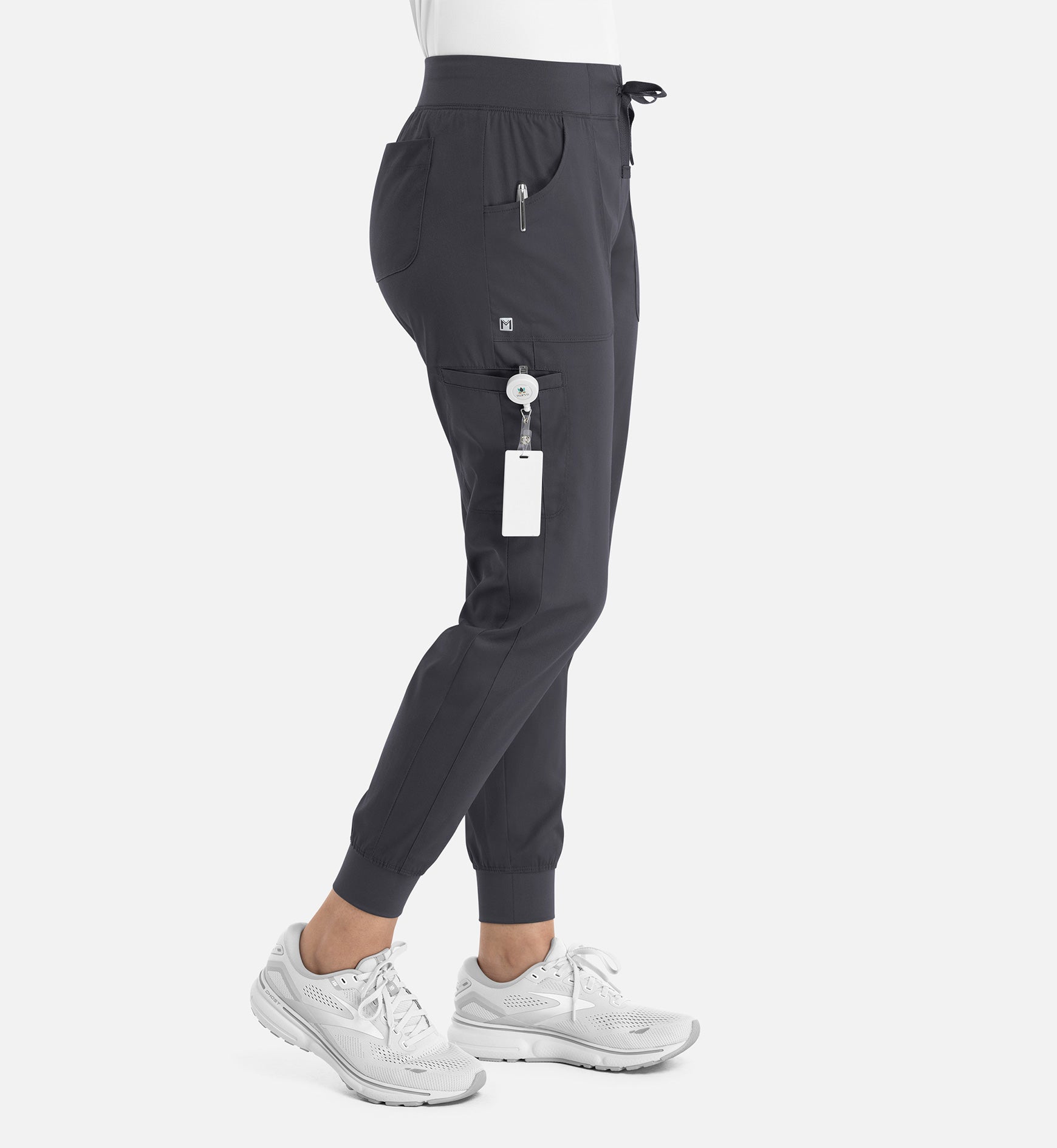 Matrix 6502 Women’s Yoga Waist Jogger Pewter