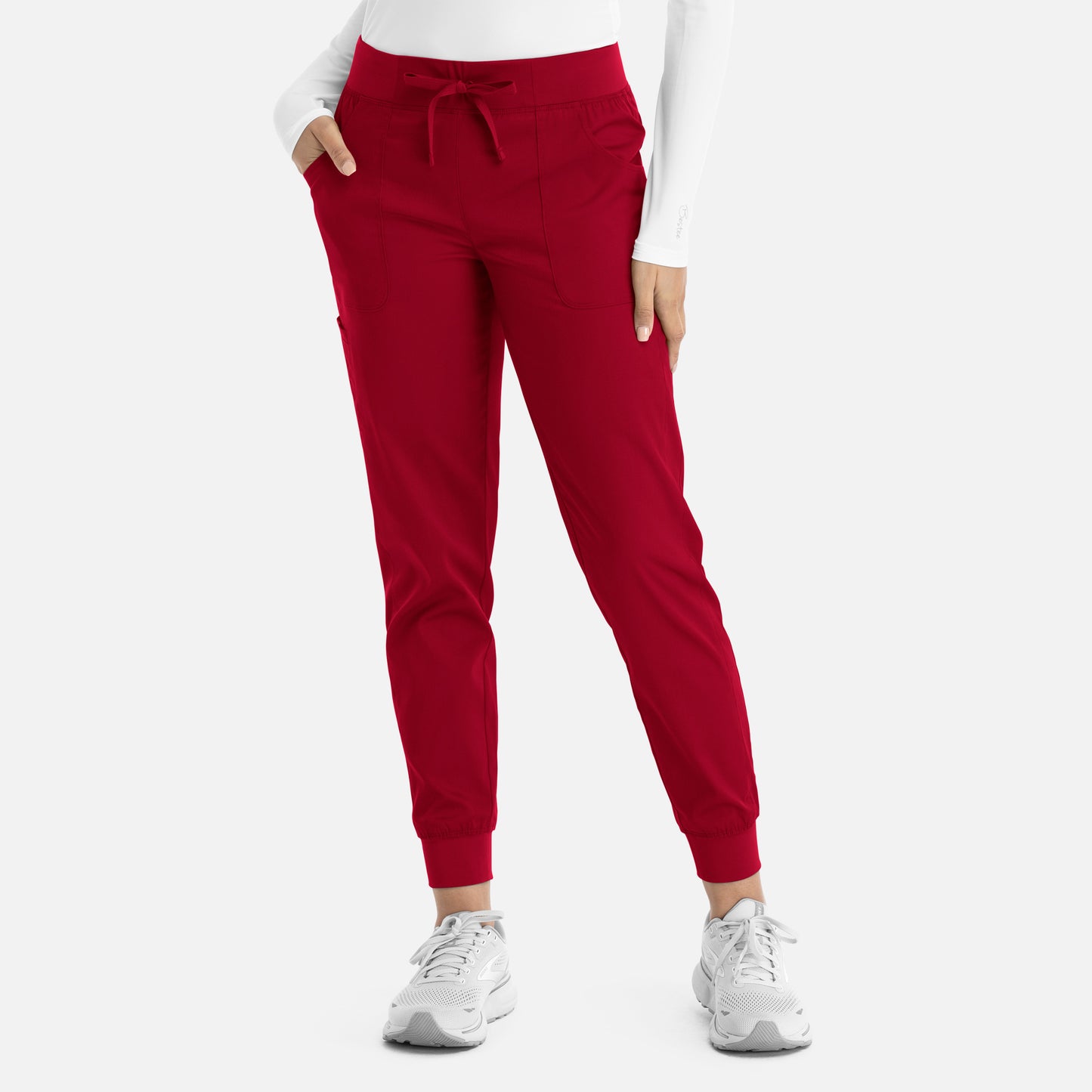 Matrix 6502 Women’s Yoga Waist Jogger Red