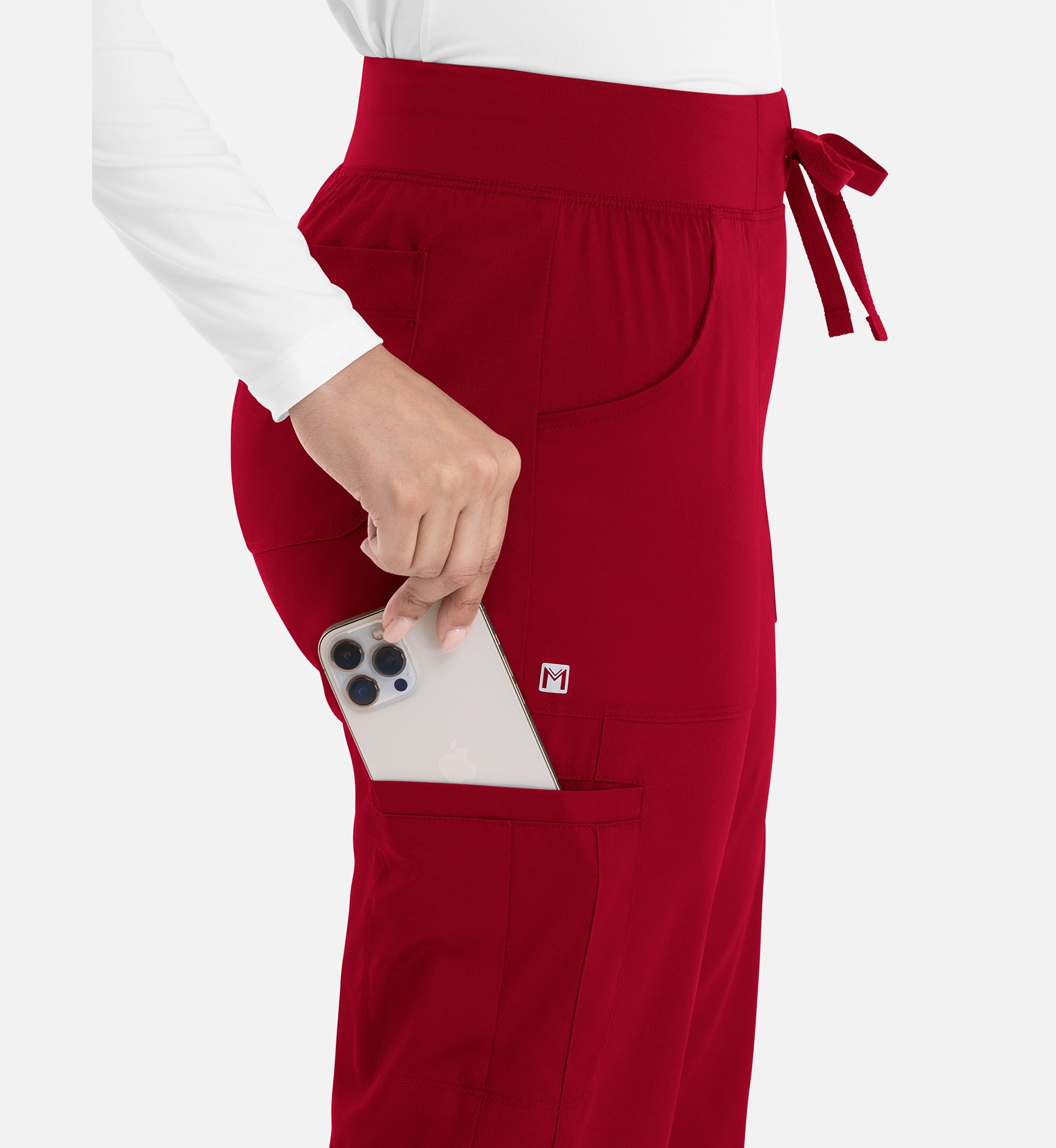 Matrix 6502 Women’s Yoga Waist Jogger Red