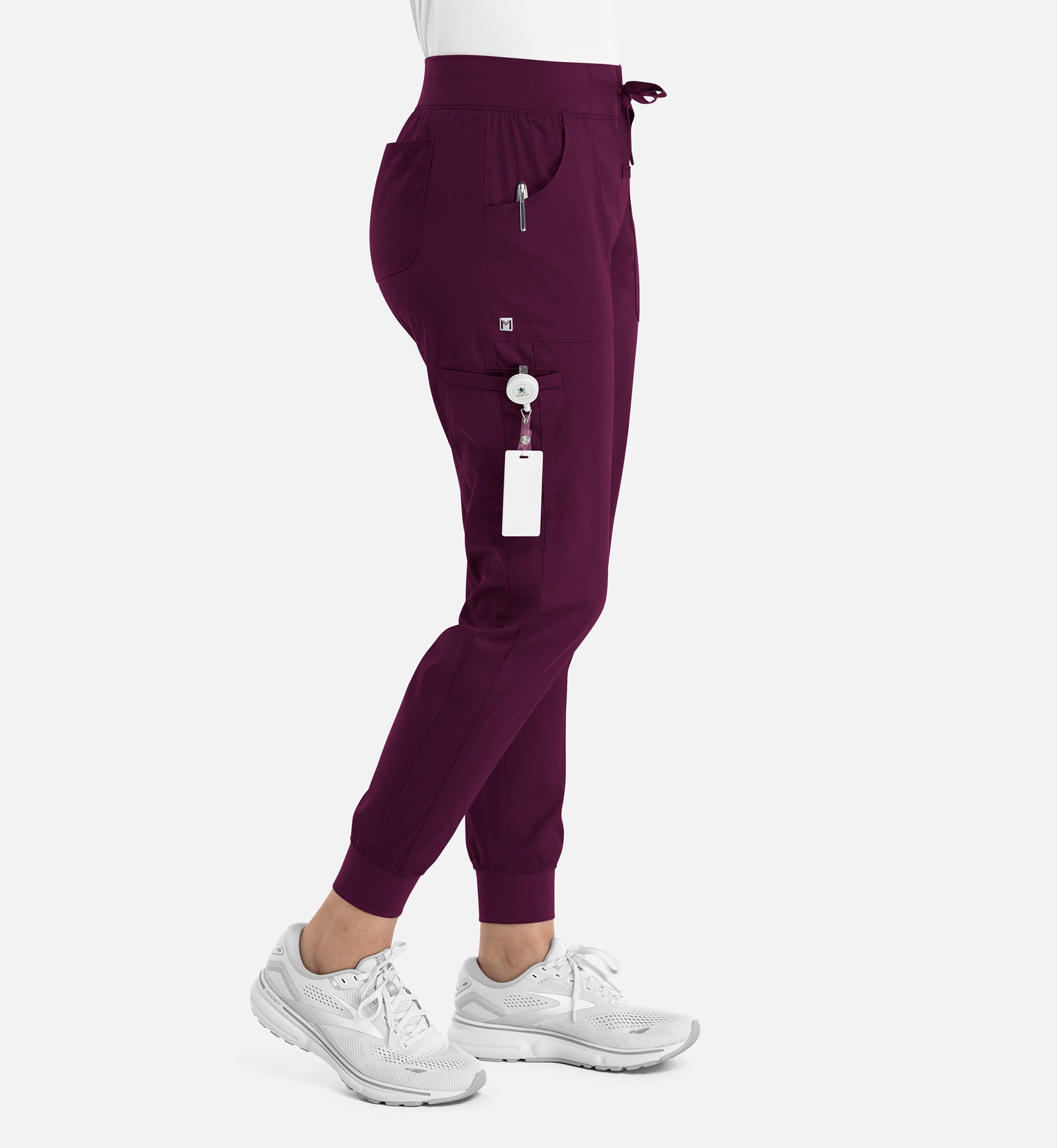 Matrix 6502 Women’s Yoga Waist Jogger Wine