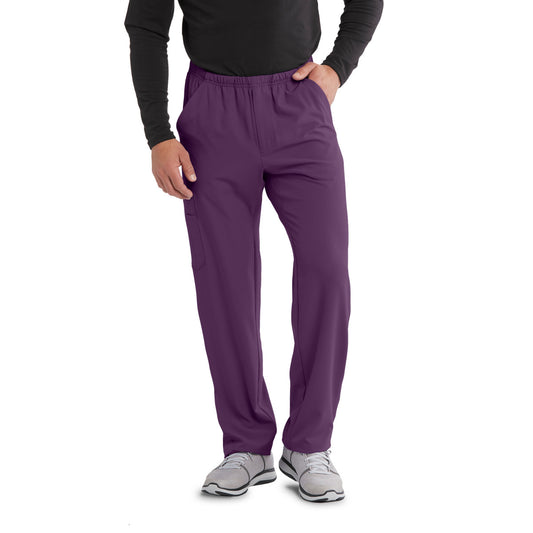 Skechers SK0215 Structure Scrub Pants Eggplant Model Image Front | Barco