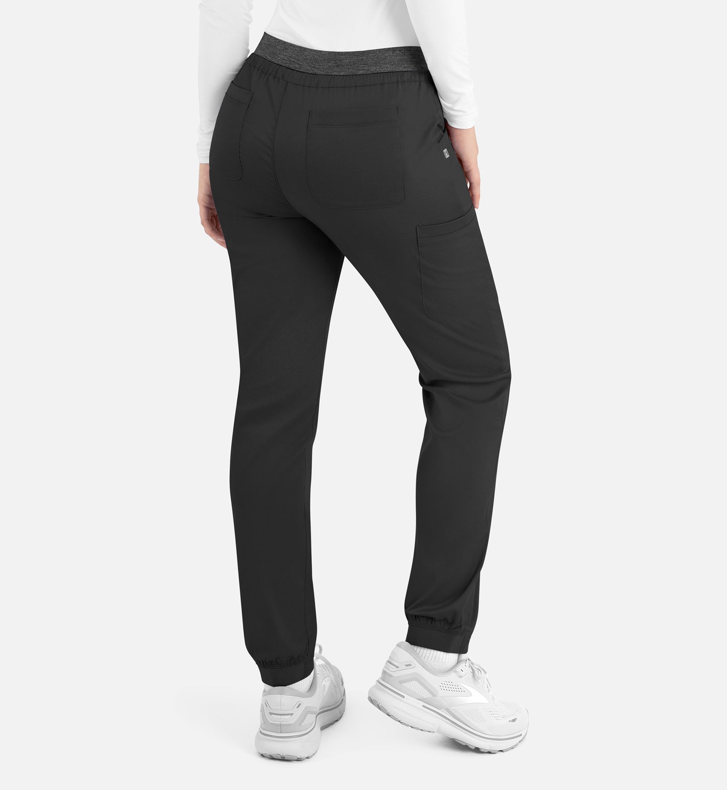 Matrix 6701 Women’s Contrast E-band Cargo Pant Black