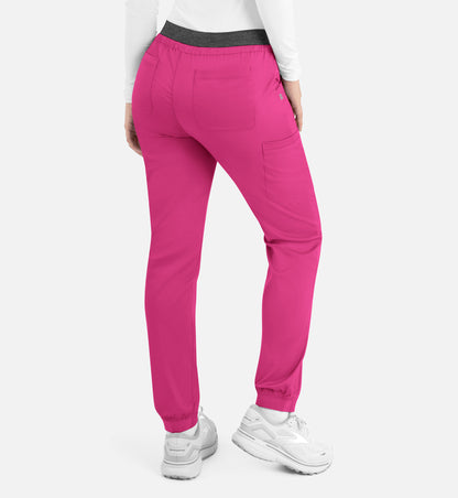 Matrix 6701 Women’s Contrast E-band Cargo Pant Hot Pink