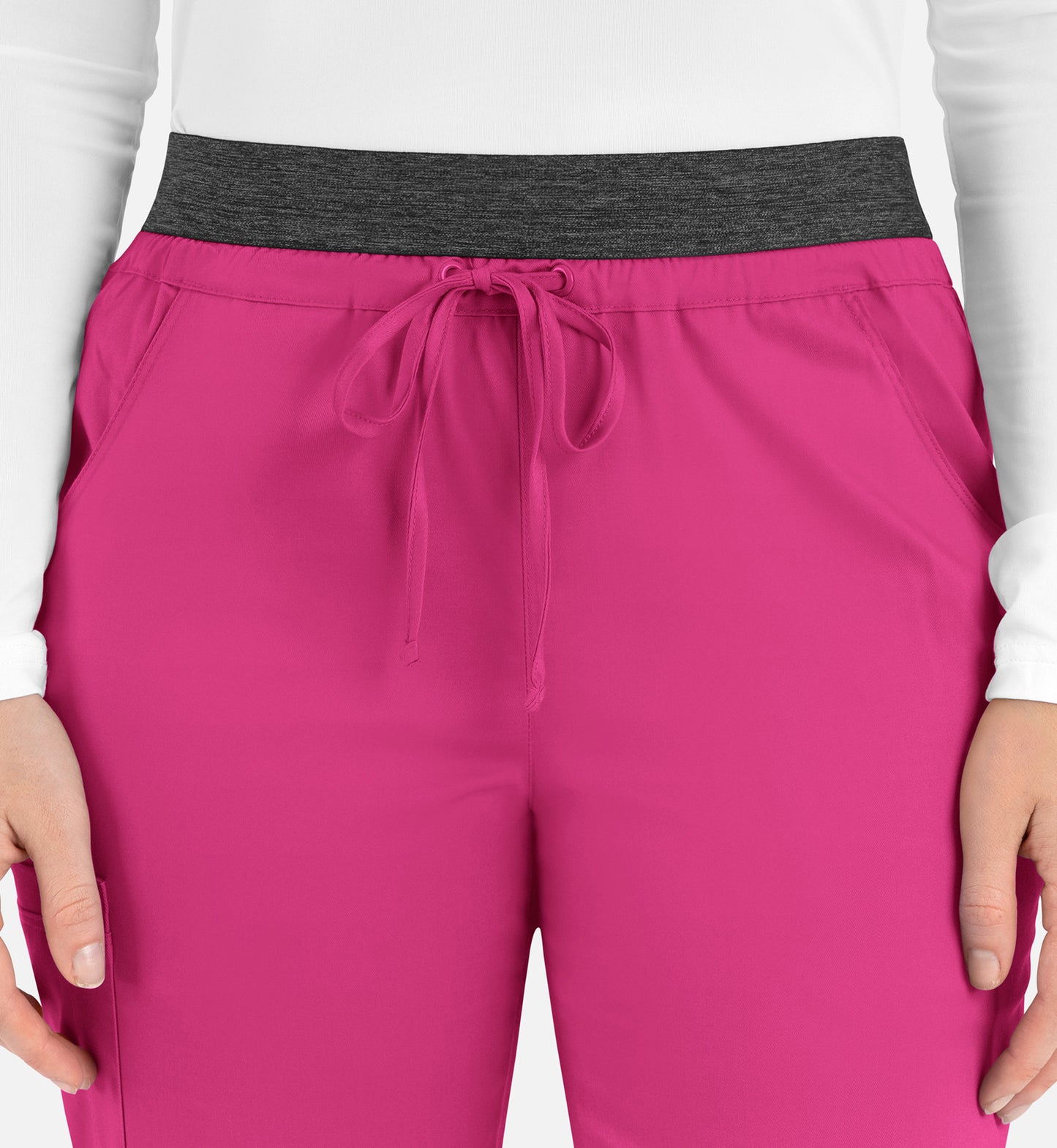 Matrix 6701 Women’s Contrast E-band Cargo Pant Hot Pink