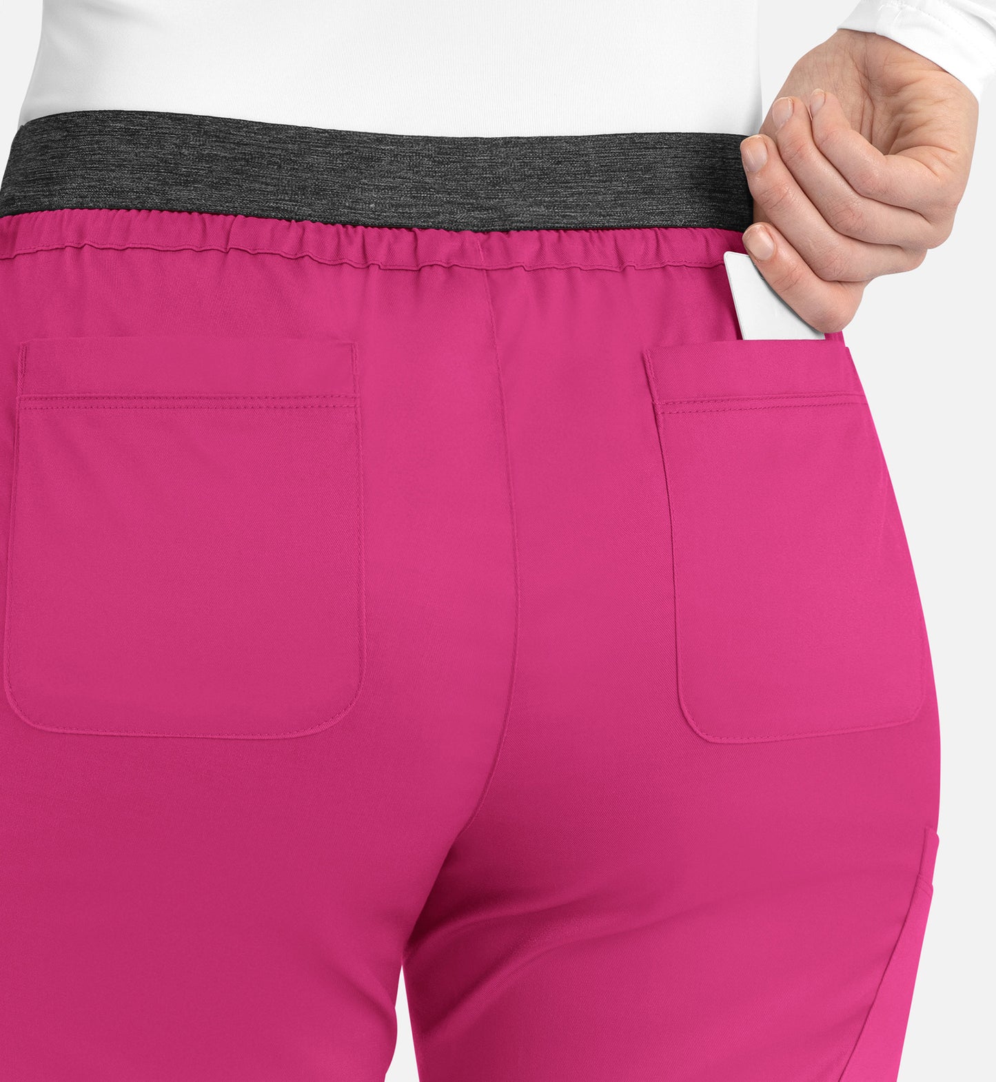 Matrix 6701 Women’s Contrast E-band Cargo Pant Hot Pink