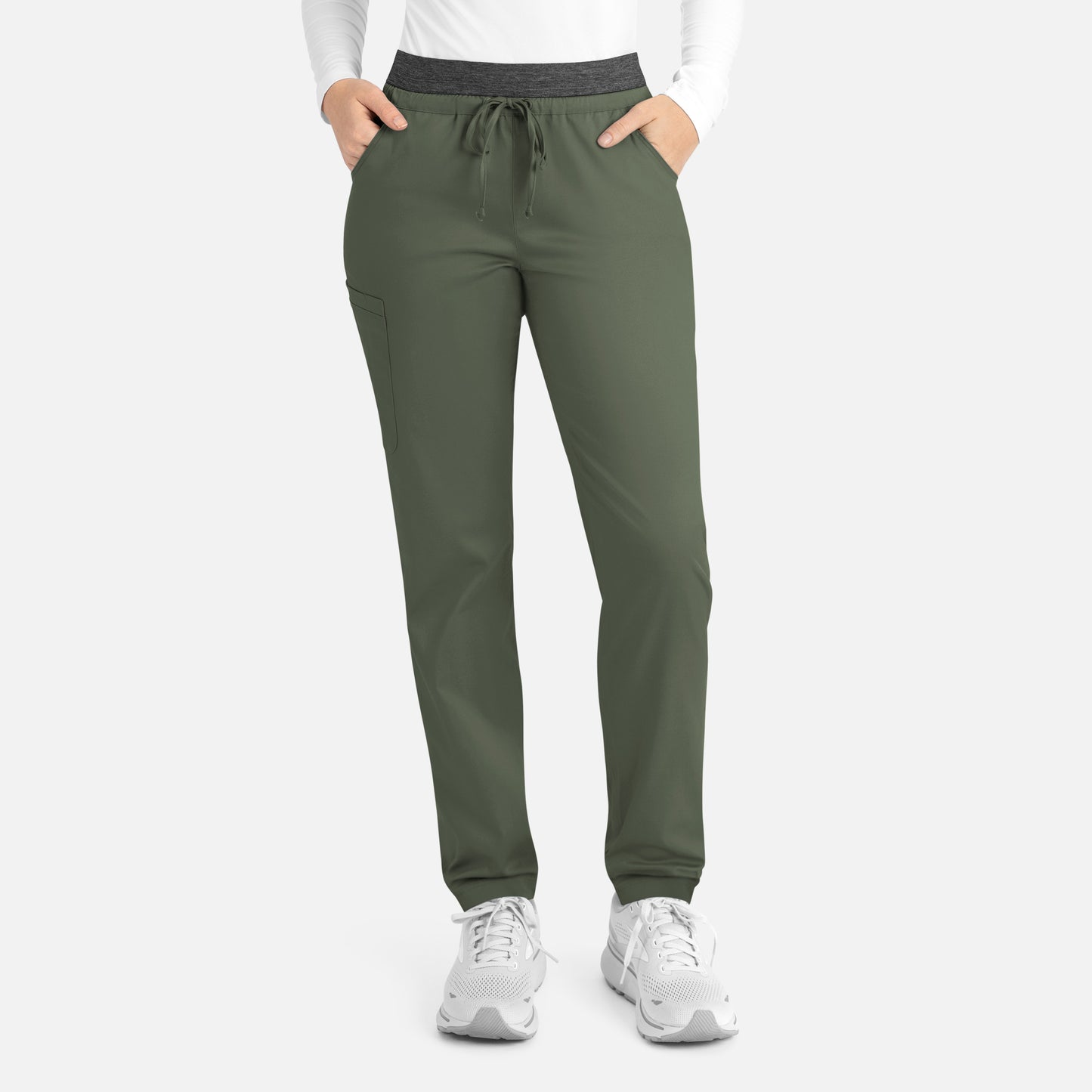 Matrix 6701 Women’s Contrast E-band Cargo Pant Olive