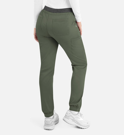 Matrix 6701 Women’s Contrast E-band Cargo Pant Olive